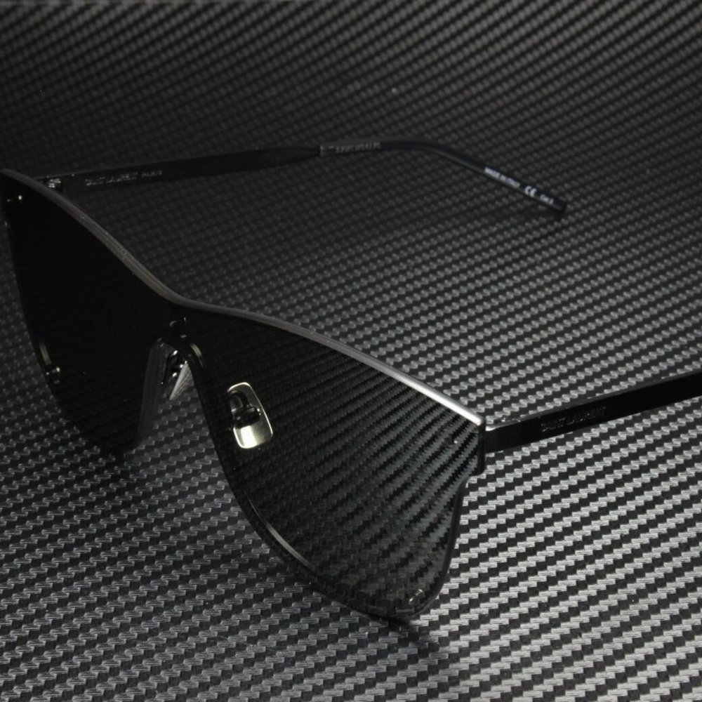 Saint Laurent Unisex Black and Silver Sunglasses! - Picture 1 of 4